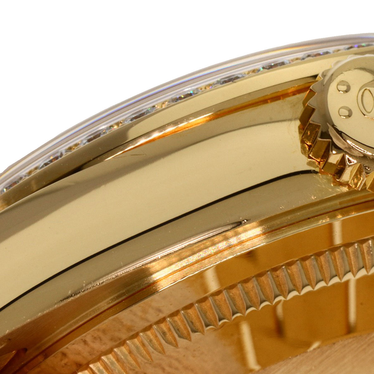 ROLEX Day Date 10P Diamond Watches 118388A K18 Yellow Gold/18K Yellow Gold mens