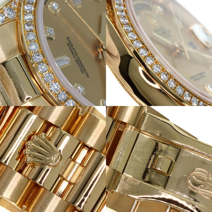 ROLEX Day Date 10P Diamond Watches 118388A K18 Yellow Gold/18K Yellow Gold mens