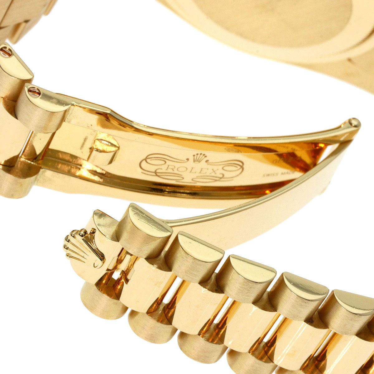 ROLEX Day Date 10P Diamond Watches 118388A K18 Yellow Gold/18K Yellow Gold mens