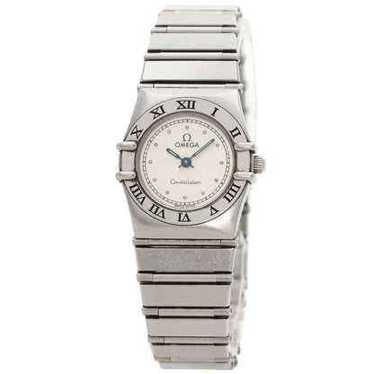 OMEGA Constellation flat bezel Watches Stainless Steel/Stainless Steel Ladies