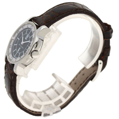 BVLGARI Solo tempo Watches ST29SLD Stainless Steel/Leather Ladies