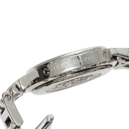 HERMES Clipper Nacle New Buckle Watches CL4.210 Stainless Steel/Stainless Steel Ladies