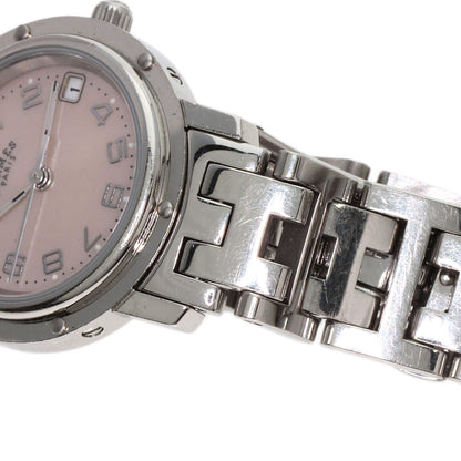 HERMES Clipper Nacle New Buckle Watches CL4.210 Stainless Steel/Stainless Steel Ladies