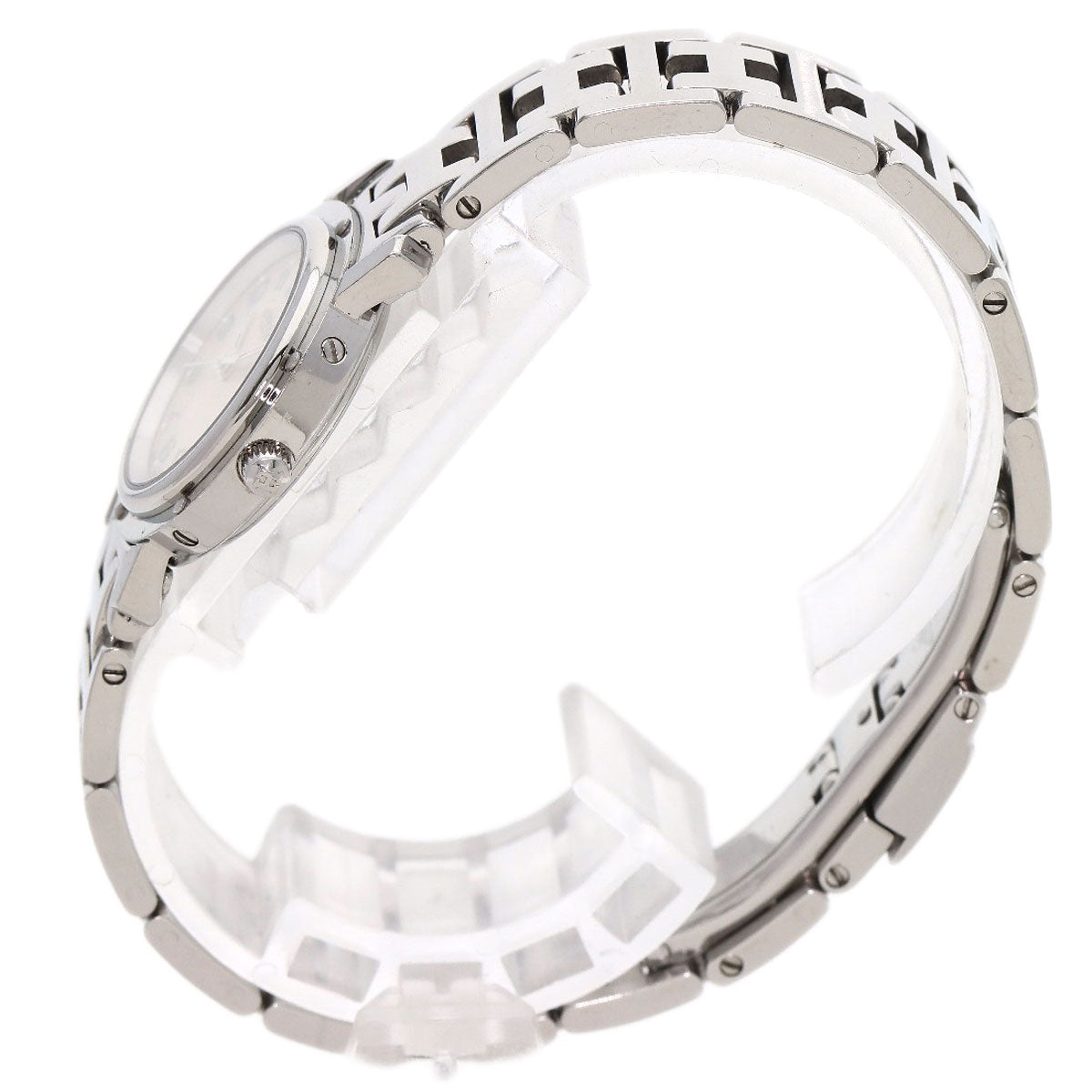 HERMES Clipper Nacle New Buckle Watches CL4.210 Stainless Steel/Stainless Steel Ladies