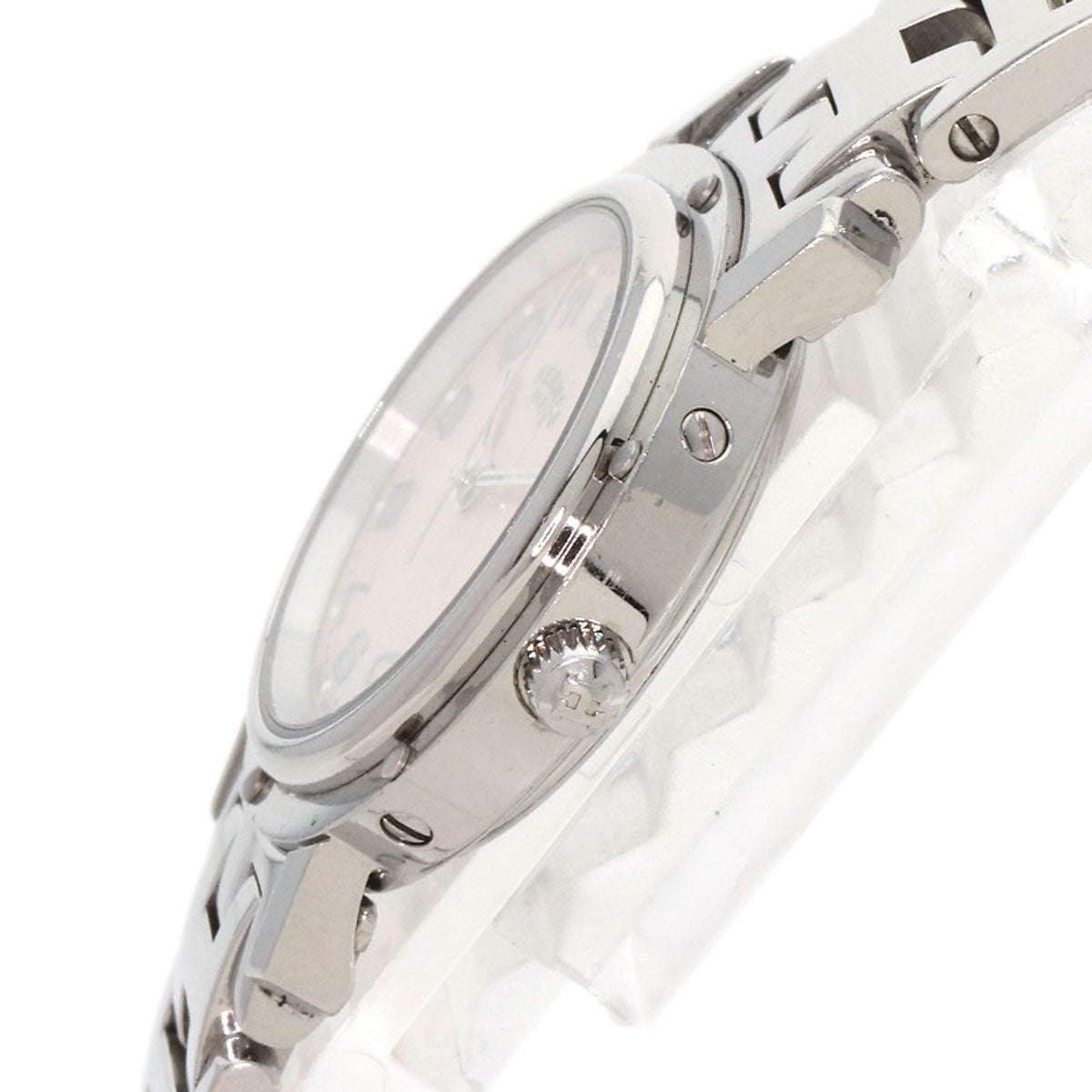 HERMES Clipper Nacle New Buckle Watches CL4.210 Stainless Steel/Stainless Steel Ladies