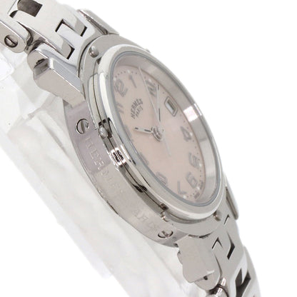 HERMES Clipper Nacle New Buckle Watches CL4.210 Stainless Steel/Stainless Steel Ladies