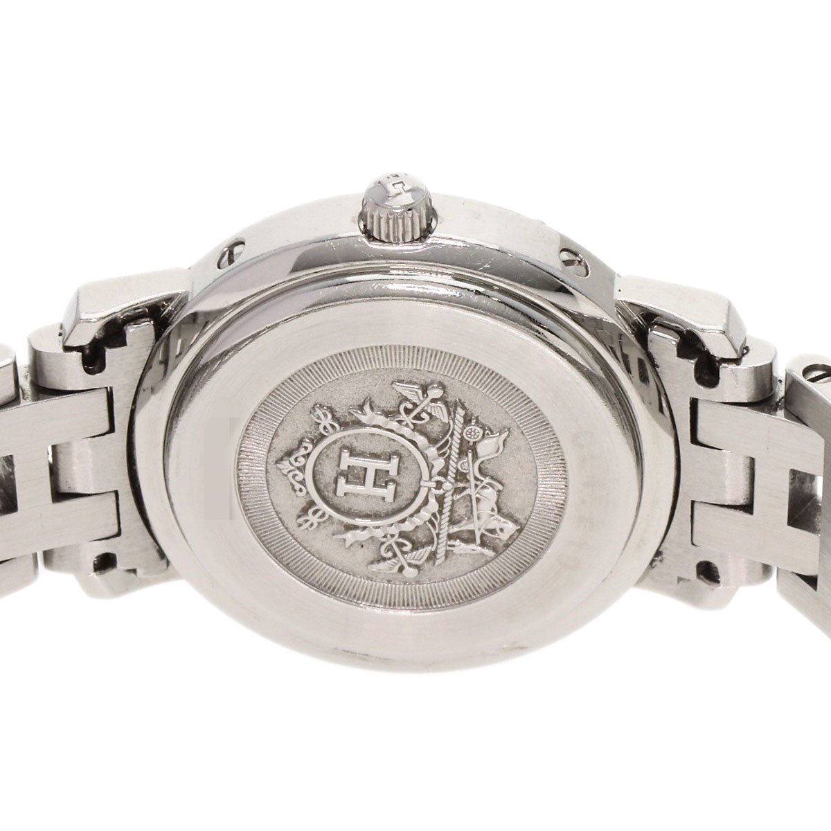 HERMES Clipper Nacle New Buckle Watches CL4.210 Stainless Steel/Stainless Steel Ladies