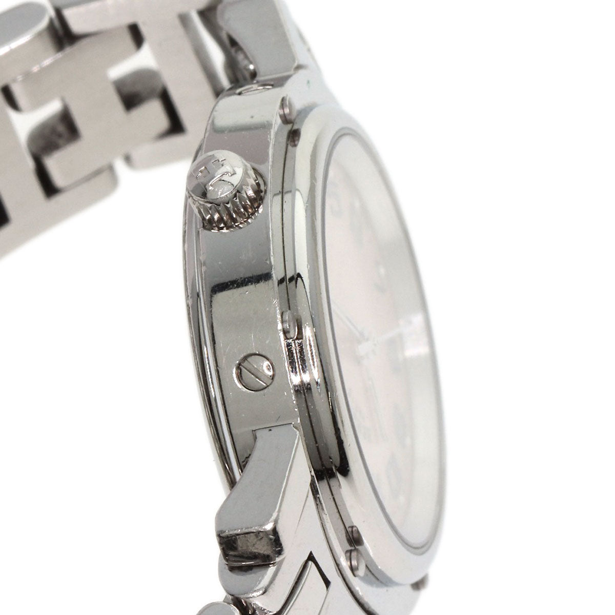 HERMES Clipper Nacle New Buckle Watches CL4.210 Stainless Steel/Stainless Steel Ladies