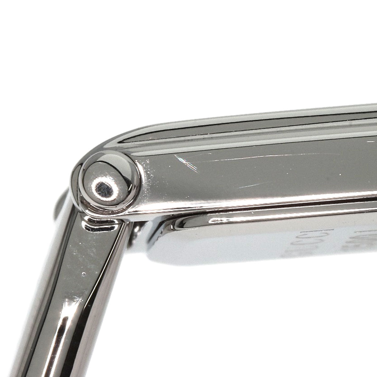 GUCCI Square face 1P Diamond Watches 1500L Stainless Steel/Stainless Steel Ladies