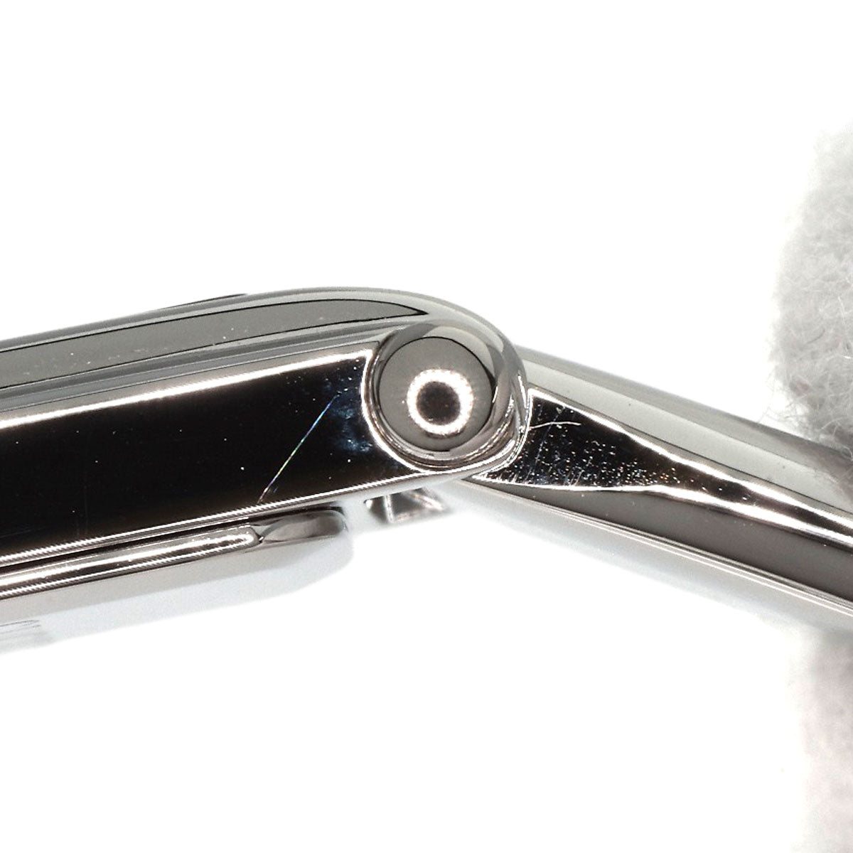 GUCCI Square face 1P Diamond Watches 1500L Stainless Steel/Stainless Steel Ladies