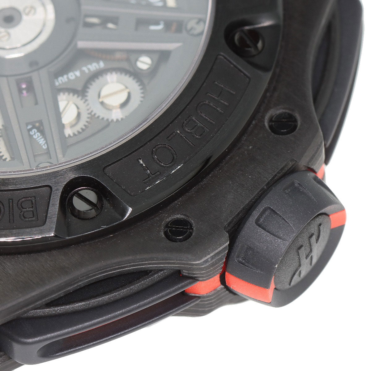 HUBLOT Big Bang Unico Ferrari Carbon Limited to 500 pieces worldwide Watches 402.QU.0113.WR carbon/Rubber mens