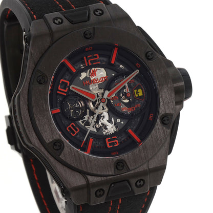 HUBLOT Big Bang Unico Ferrari Carbon Limited to 500 pieces worldwide Watches 402.QU.0113.WR carbon/Rubber mens