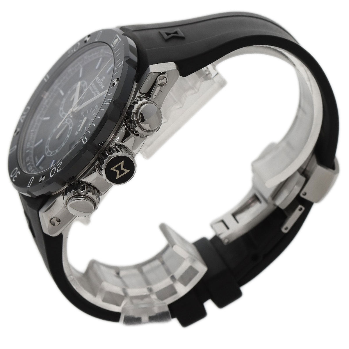 EDOX Chrono Offshore 1 Watches 10221-3-NIBU2 Stainless Steel/Rubber mens