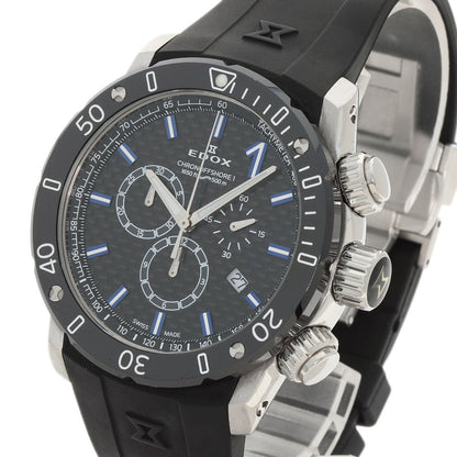 EDOX Chrono Offshore 1 Watches 10221-3-NIBU2 Stainless Steel/Rubber mens