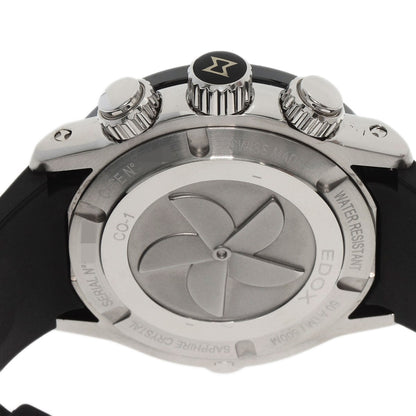 EDOX Chrono Offshore 1 Watches 10221-3-NIBU2 Stainless Steel/Rubber mens