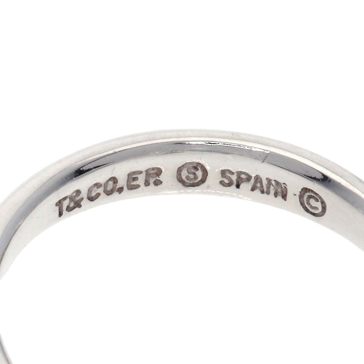 TIFFANY&Co.   Ring Open heart Silver Ladies