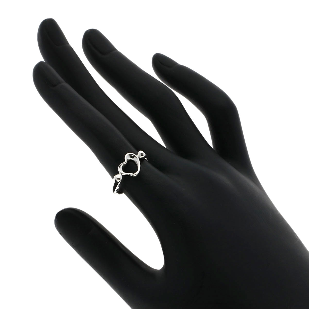 TIFFANY&Co.   Ring Open heart Silver Ladies