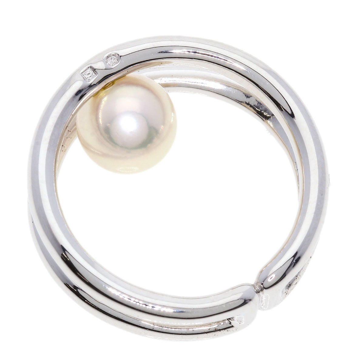 MIKIMOTO Akoya pearl Pearl Pendant top Silver Ladies [Used]
