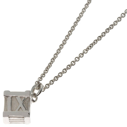 TIFFANY&Co.   Necklace Atlas cube Silver Ladies