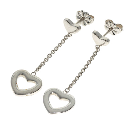 TIFFANY&Co.   earring Open heart drop Silver Ladies