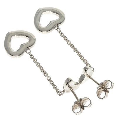 TIFFANY&Co.   earring Open heart drop Silver Ladies