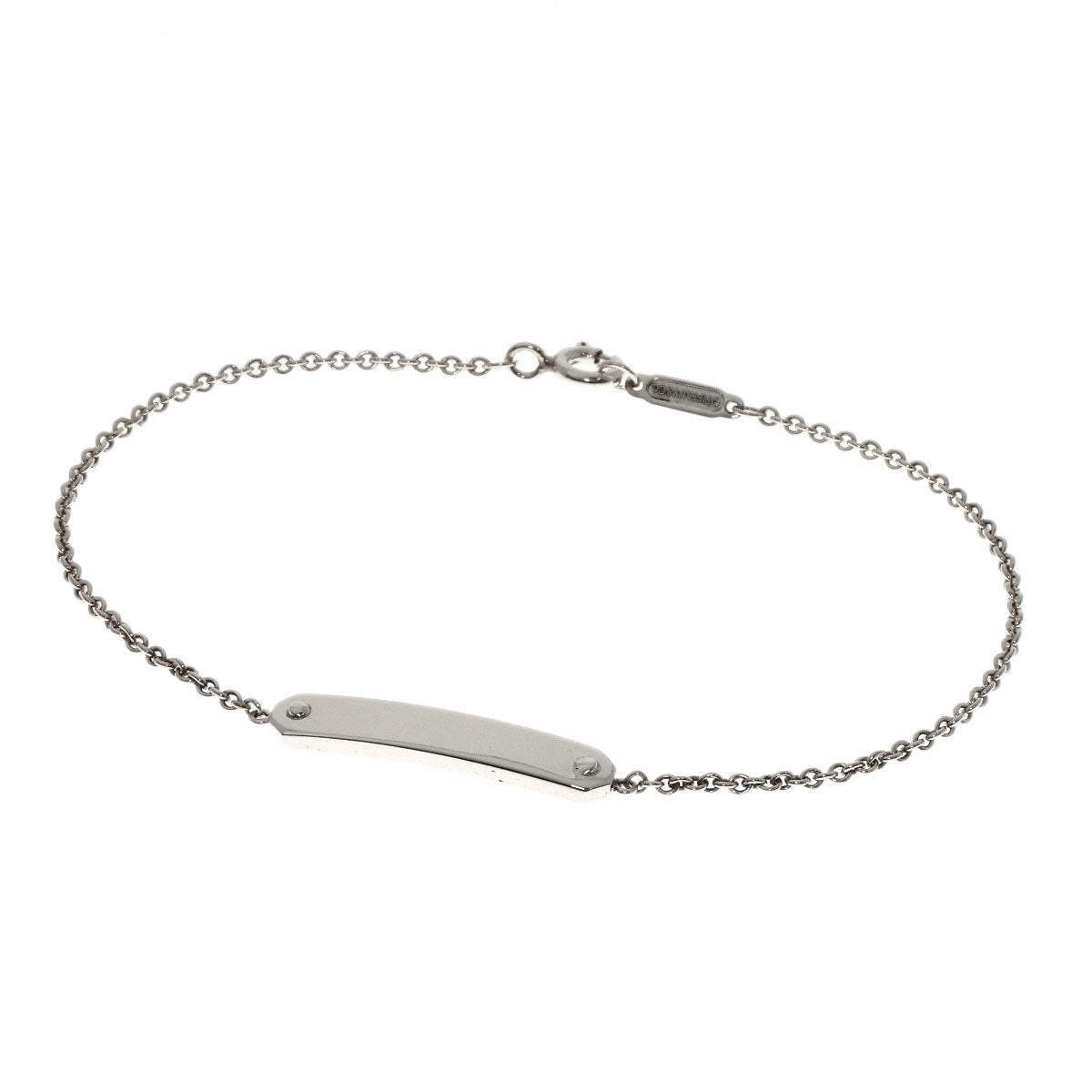 TIFFANY&Co.   Bracelet plate Silver Ladies