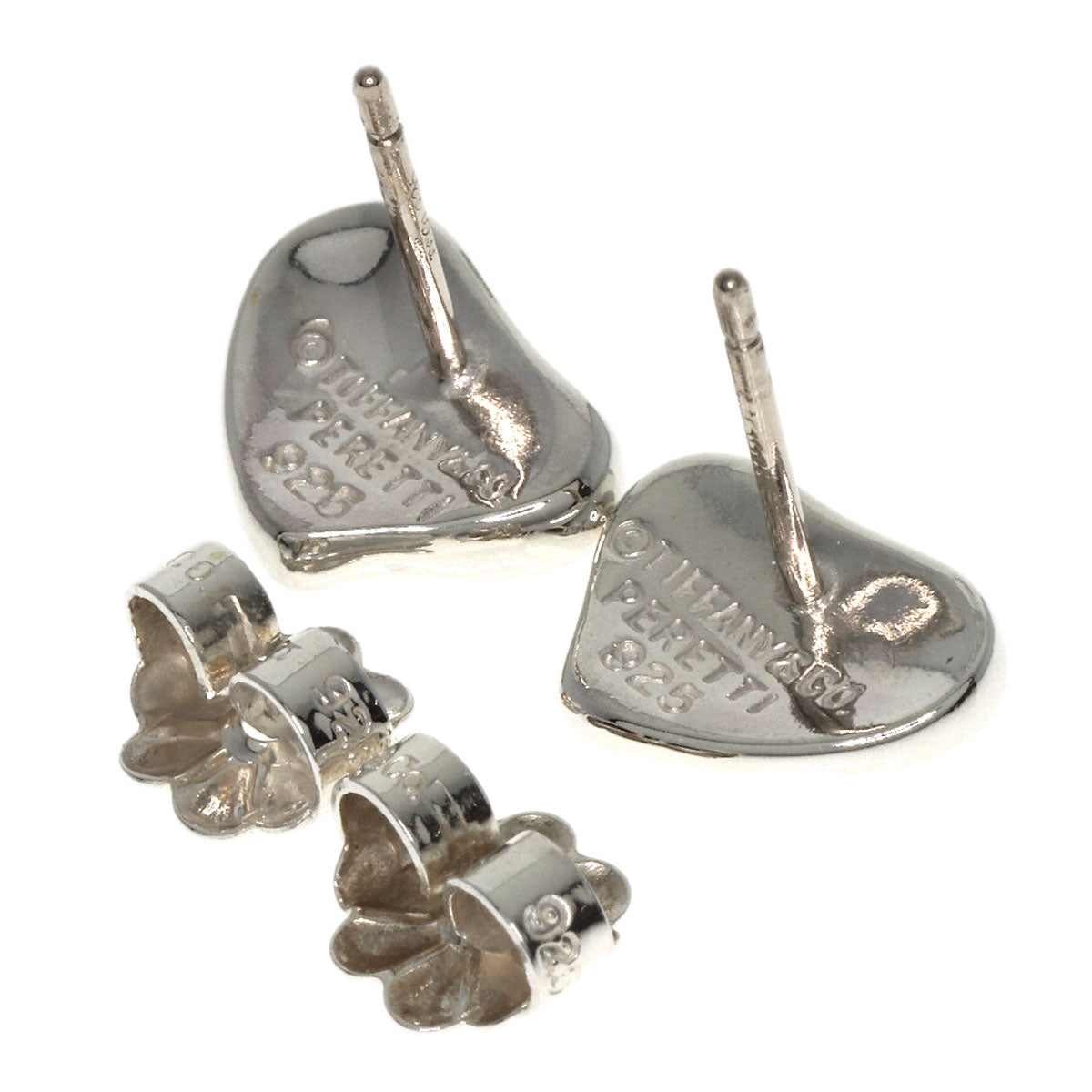 TIFFANY&Co.   earring Full heart Silver Ladies