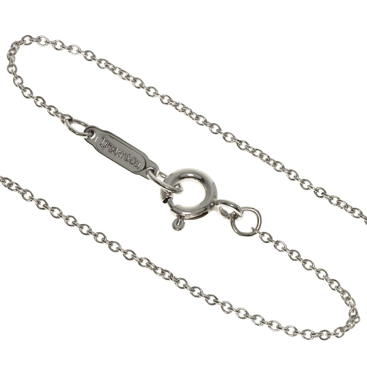 TIFFANY&Co.   Necklace ribbon Silver Ladies