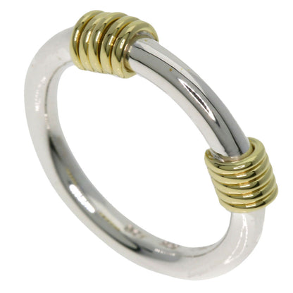 TIFFANY&Co.   Ring Bandwidth 2Wire Silver 18K Yellow GoldLadies