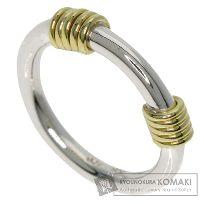 TIFFANY&Co.   Ring Bandwidth 2Wire Silver 18K Yellow GoldLadies