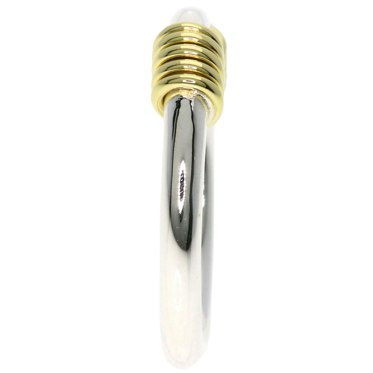 TIFFANY&Co.   Ring Bandwidth 2Wire Silver 18K Yellow GoldLadies
