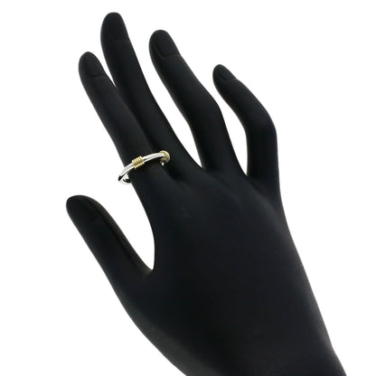 TIFFANY&Co.   Ring Bandwidth 2Wire Silver 18K Yellow GoldLadies