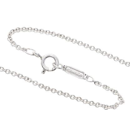 TIFFANY&Co. triple heart plate Necklace Silver Ladies [Used]