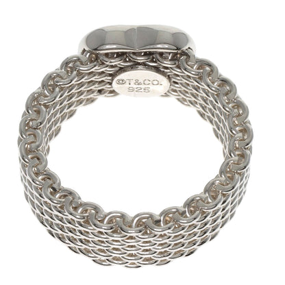 TIFFANY&Co.   Ring Somerset mesh Silver Ladies