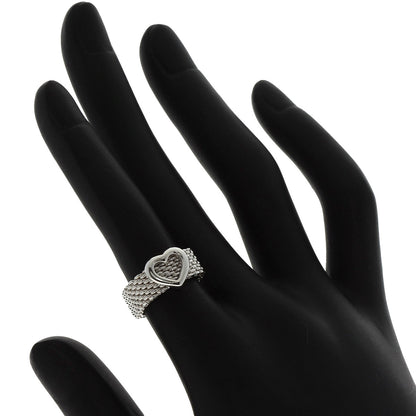 TIFFANY&Co.   Ring Somerset mesh Silver Ladies