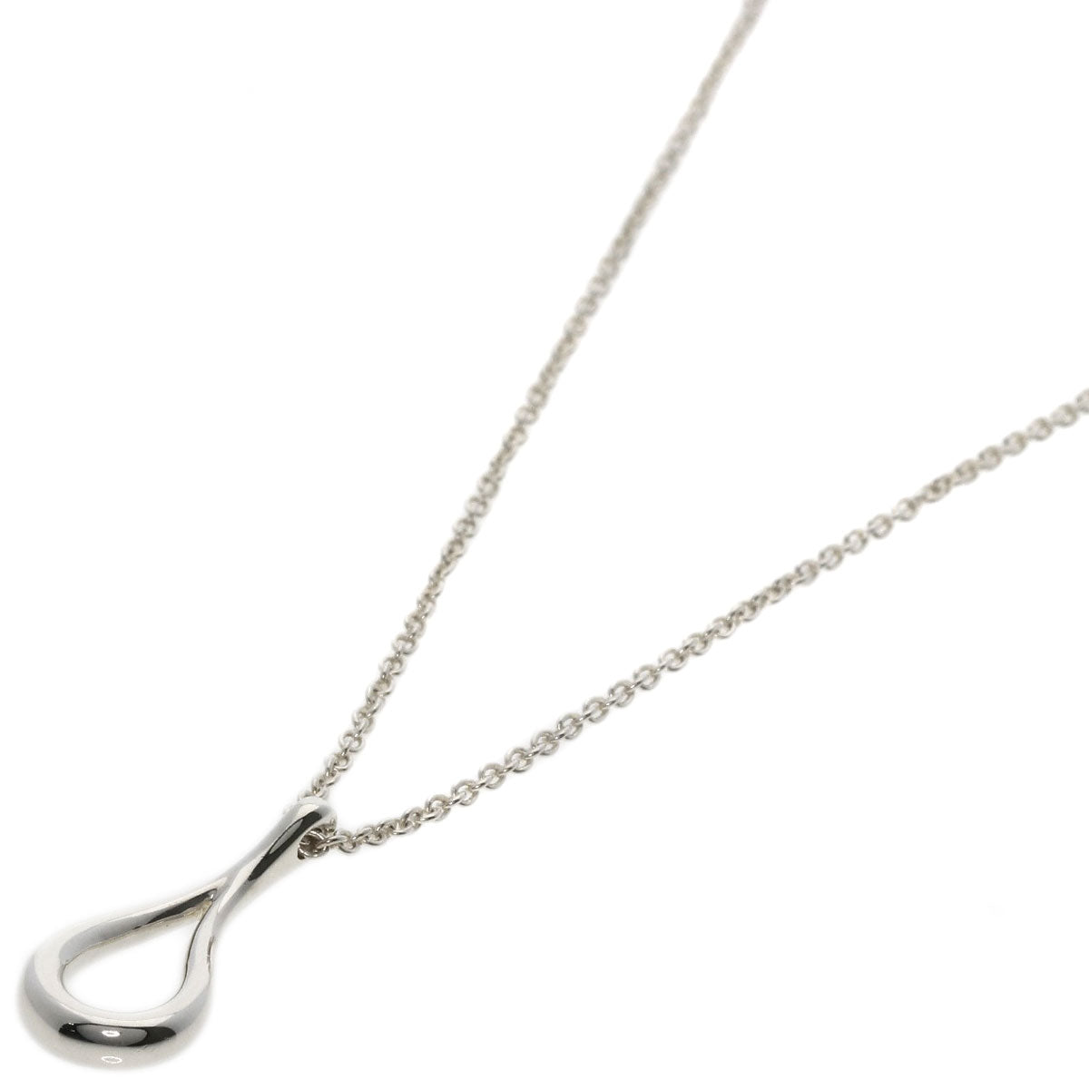 TIFFANY&Co.   Necklace open teardrop Silver Ladies