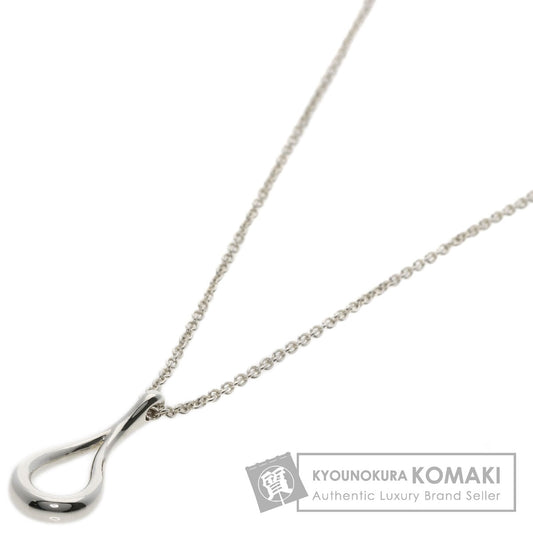 TIFFANY&Co.   Necklace open teardrop Silver Ladies