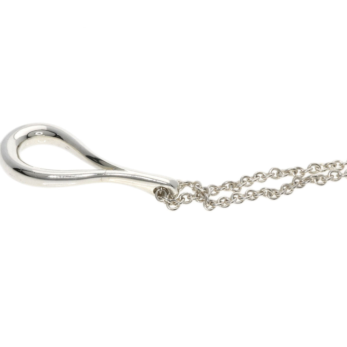 TIFFANY&Co.   Necklace open teardrop Silver Ladies