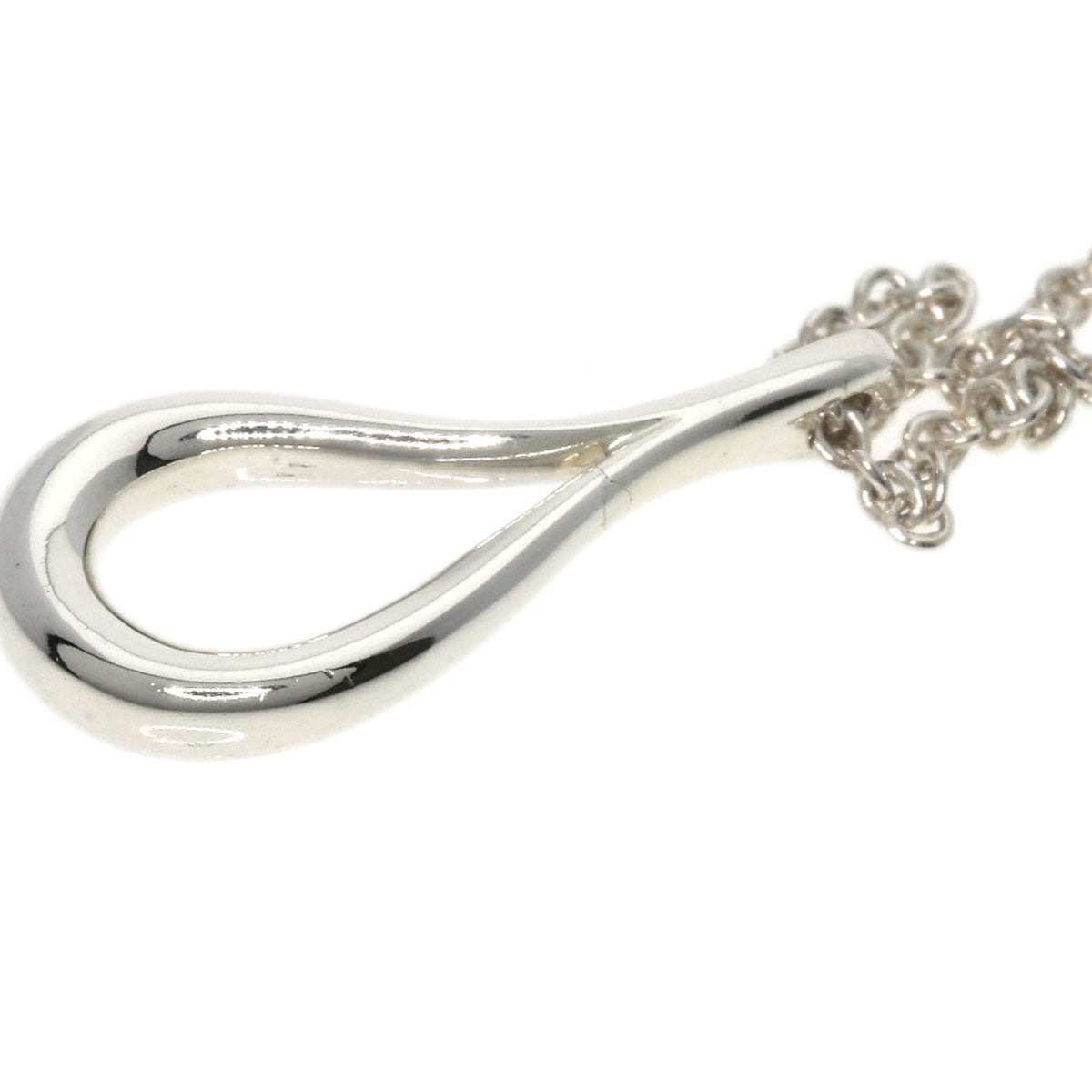 TIFFANY&Co.   Necklace open teardrop Silver Ladies