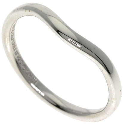 TIFFANY&Co.   Ring Curved bundling Silver Ladies