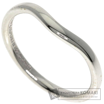 TIFFANY&Co.   Ring Curved bundling Silver Ladies