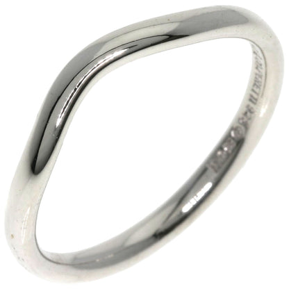 TIFFANY&Co.   Ring Curved bundling Silver Ladies