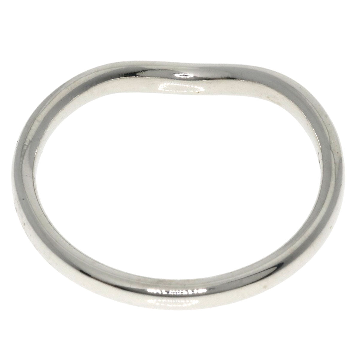 TIFFANY&Co.   Ring Curved bundling Silver Ladies