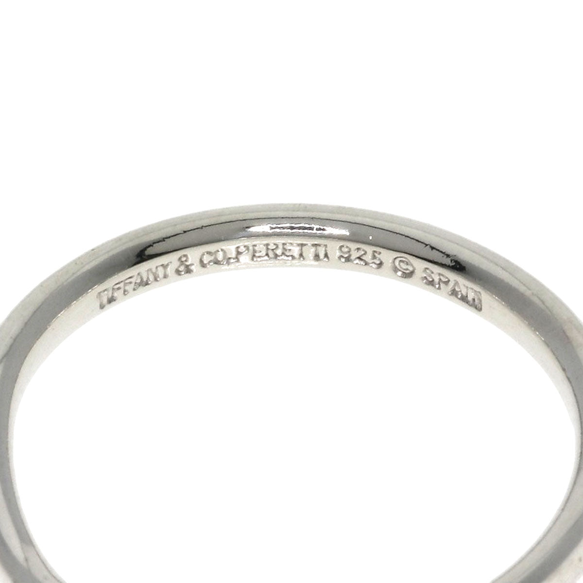 TIFFANY&Co.   Ring Curved bundling Silver Ladies