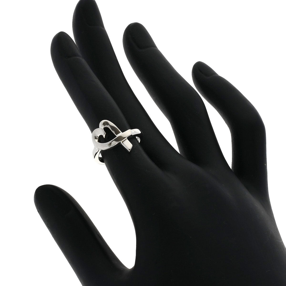 TIFFANY&Co. Loving heart Ring Silver Ladies [Used]