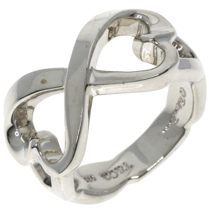 TIFFANY&Co.   Ring Double Loving Heart Silver Ladies