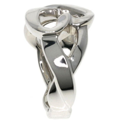 TIFFANY&Co.   Ring Double Loving Heart Silver Ladies