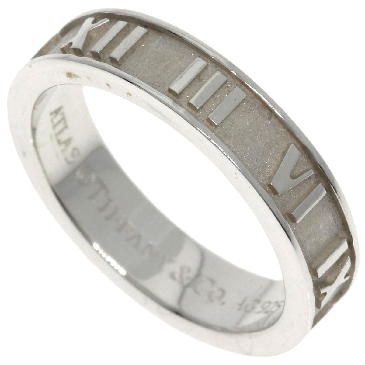 TIFFANY&Co.   Ring Atlas Narrow Silver Ladies