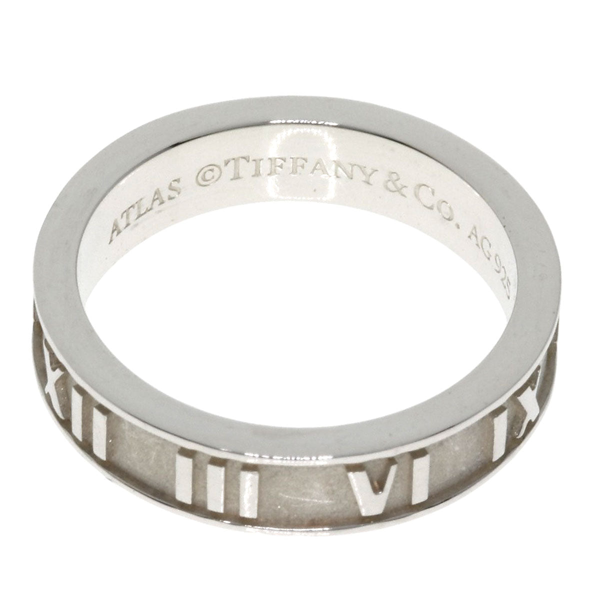 TIFFANY&Co.   Ring Atlas Narrow Silver Ladies