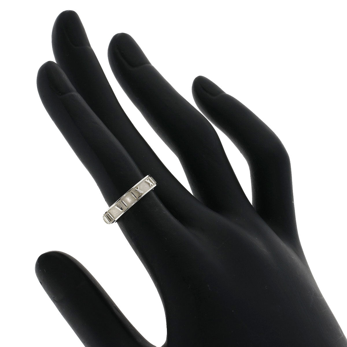 TIFFANY&Co.   Ring Atlas Narrow Silver Ladies